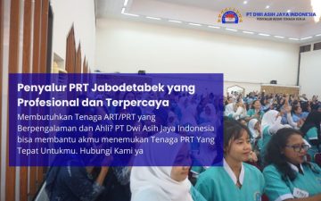 Penyalur PRT Jabodetabek yang Profesional dan Terpercaya